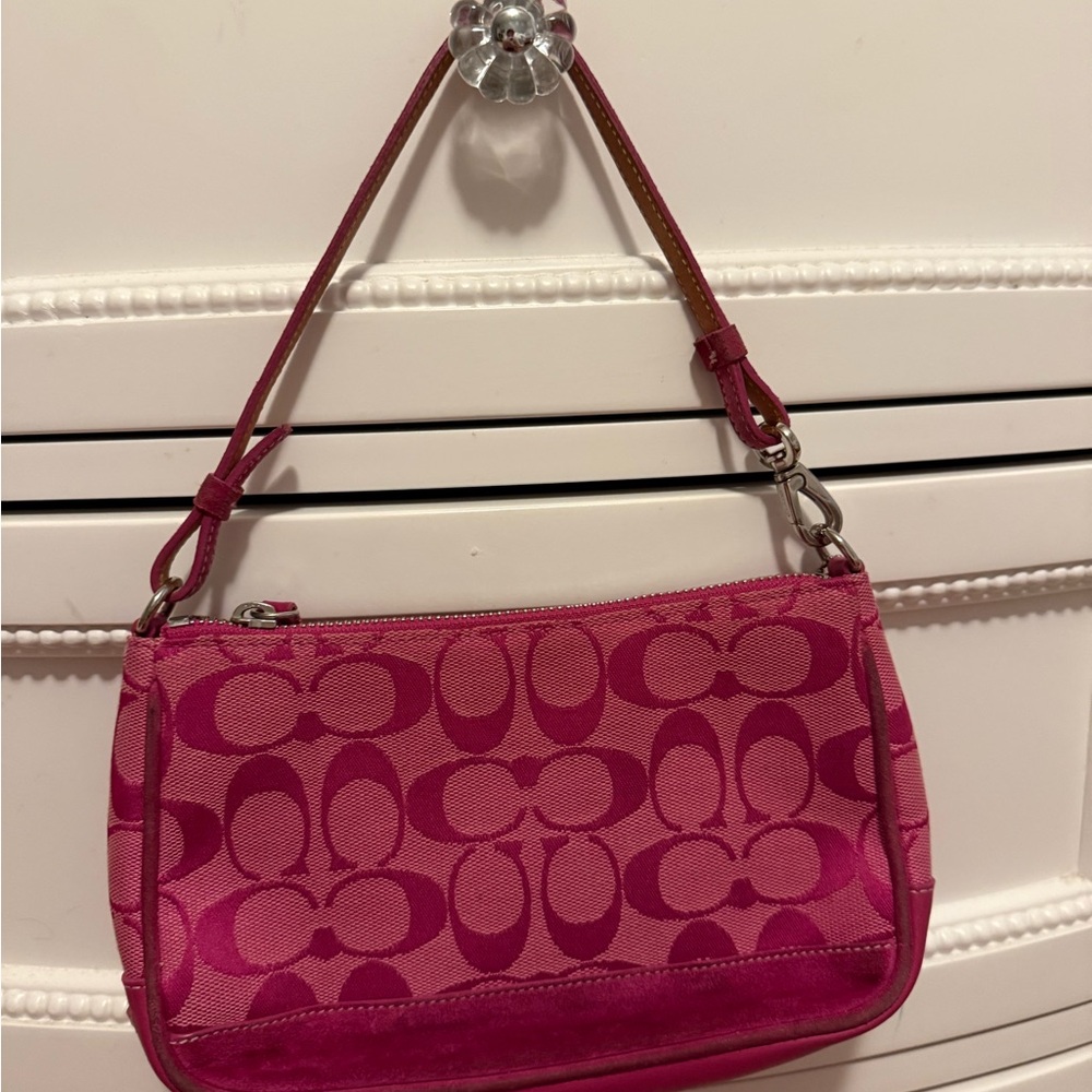 Pink Designer coach Shoulder Bag vintage